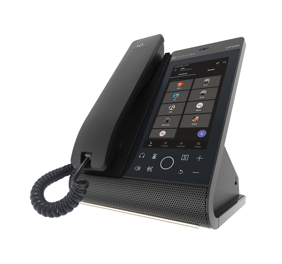 AudioCodes C470HD – Touchscreen, für Microsoft Teams, PoE