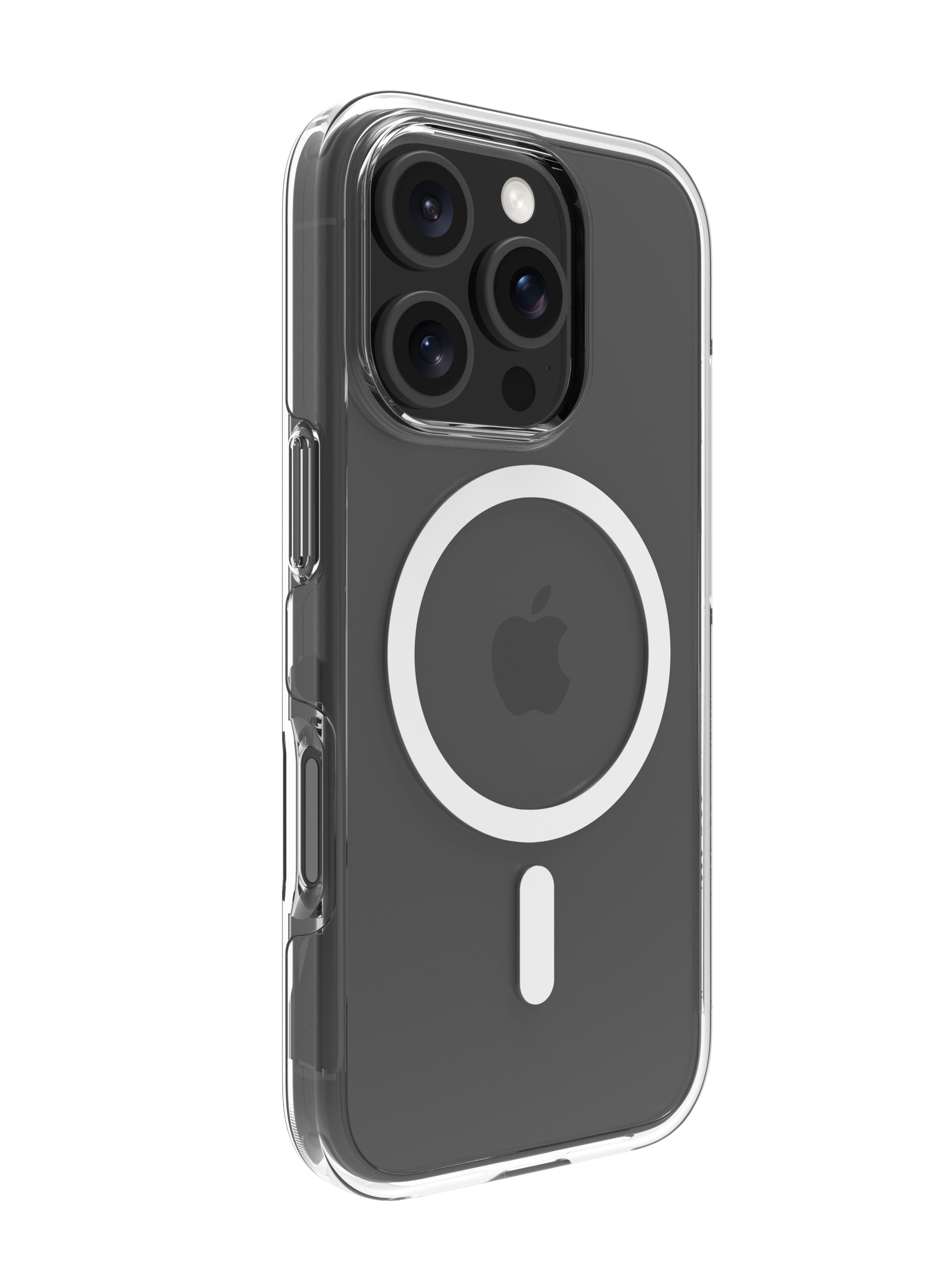 dbramante1928 Backcover – für Apple iPhone 16 Pro, MagSafe, Kunststoff, Transparent, bis 4 m Sturzsicher