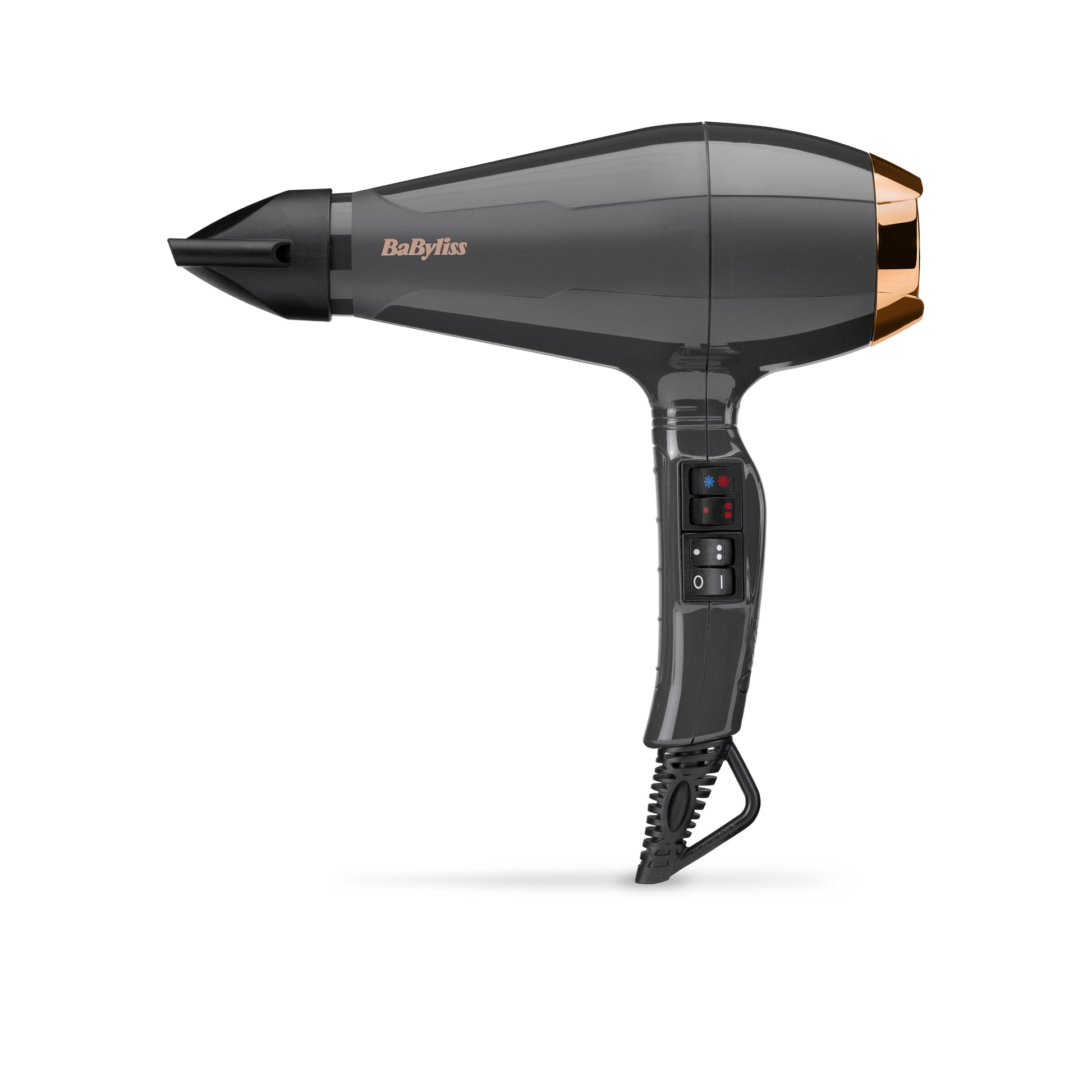 BaByliss Haartrockner 6719DE – 2200 W, AC-Motor, Ionenfunktion, Cool Shot – 2,8 m – Schwarz