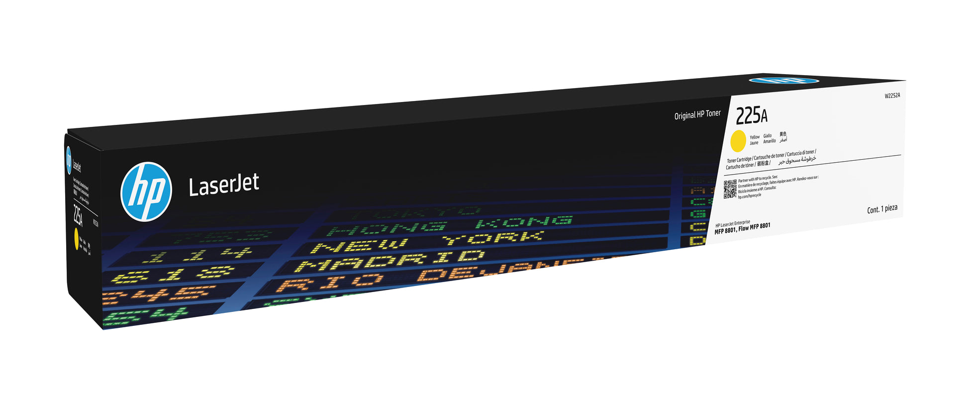 HP 225A Gelb Toner – Original – 40'000 Seiten – für HP LaserJet Enterprise/Color LaserJet Enterprise MFP 8801