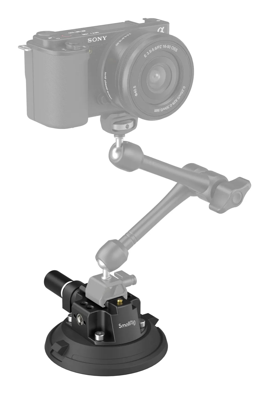 SmallRig 4122B Saugnapfhalterung – Schwarz