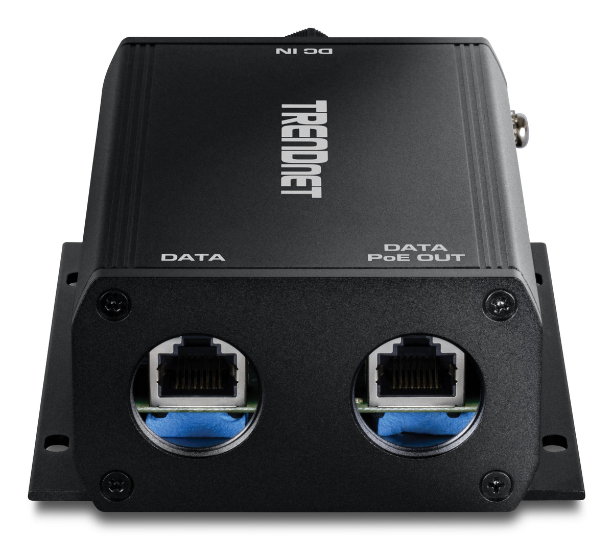 TRENDnet TI-O119GI PoE-Injektor – 95 W PoE++ (IEEE 802.3bt), 2× Gigabit (1× PoE), IP67, Wandmontage