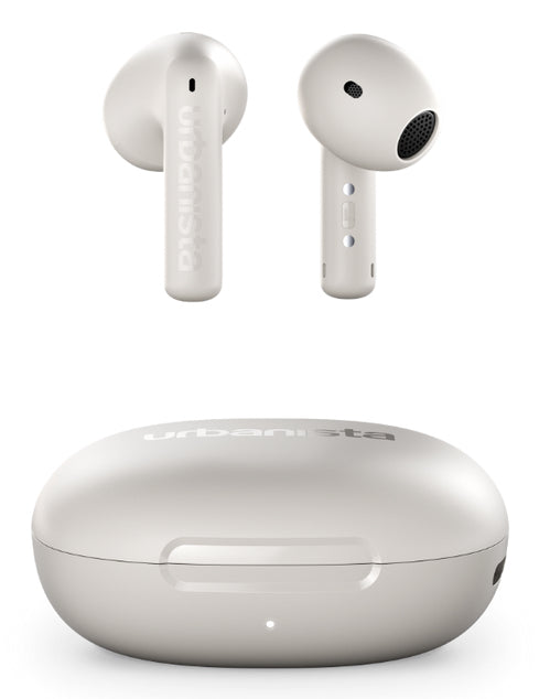 Urbanista Santa Monica – True Wireless In-Ear Kopfhörer – Bluetooth, ANC – Weiss – bis 24 h