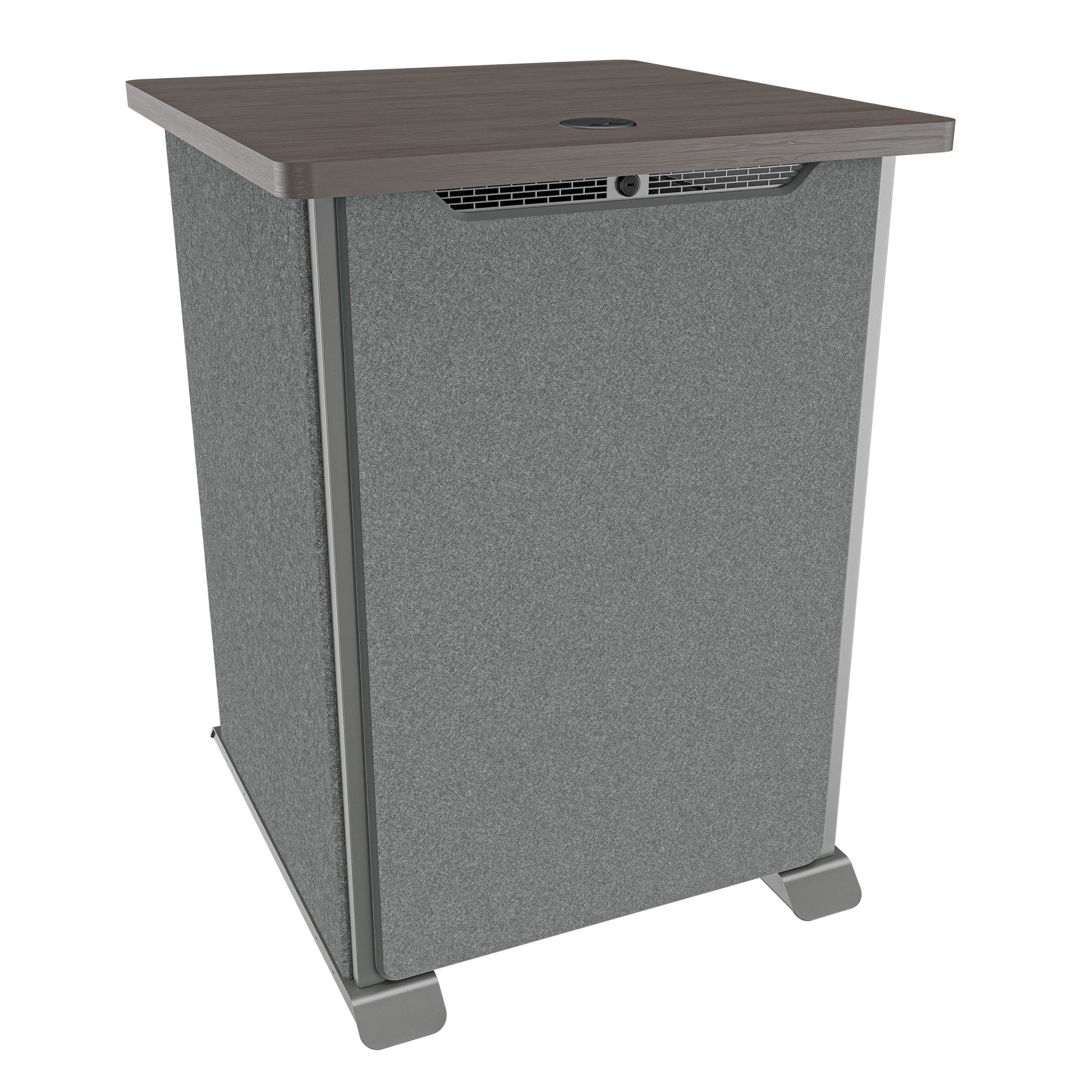 Middle Atlantic FMR-1227D8WS – Freistehendes Rack-Gestell, 12U, 27" Tiefe, Grau/Silber
