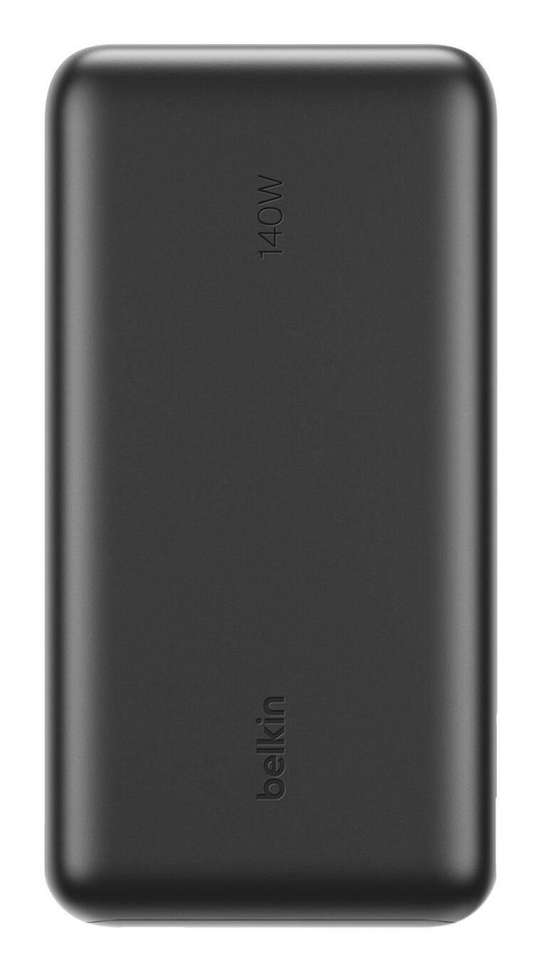 Belkin Powerbank 25'000 mAh – 140 W PD, 2× USB-C, 1× USB-A, schwarz