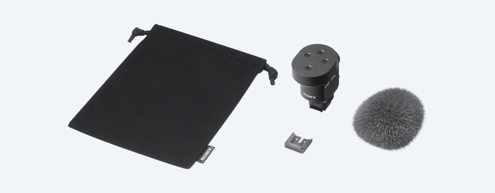 Sony ECM-M1 – Richtrohrmikrofon, umschaltbare Richtcharakteristik, Video, Schwarz