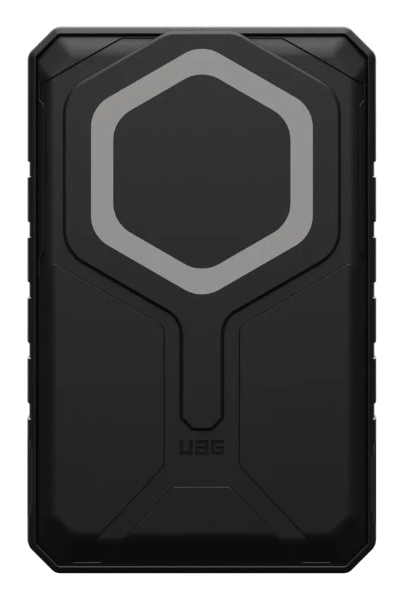 Urban Armor Gear UAG – Powerbank 10000 mAh, PD 20 W, 1× USB-C, 1× USB-A, kabelloses Laden, für Smartphones, Titanium