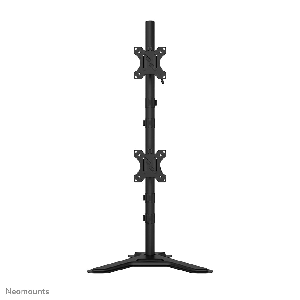 Neomounts DS45-600BL2V – Monitor-Tischständer – freistehend – 2 Monitore – 10–32" – VESA 75×75/100×100 mm – bi