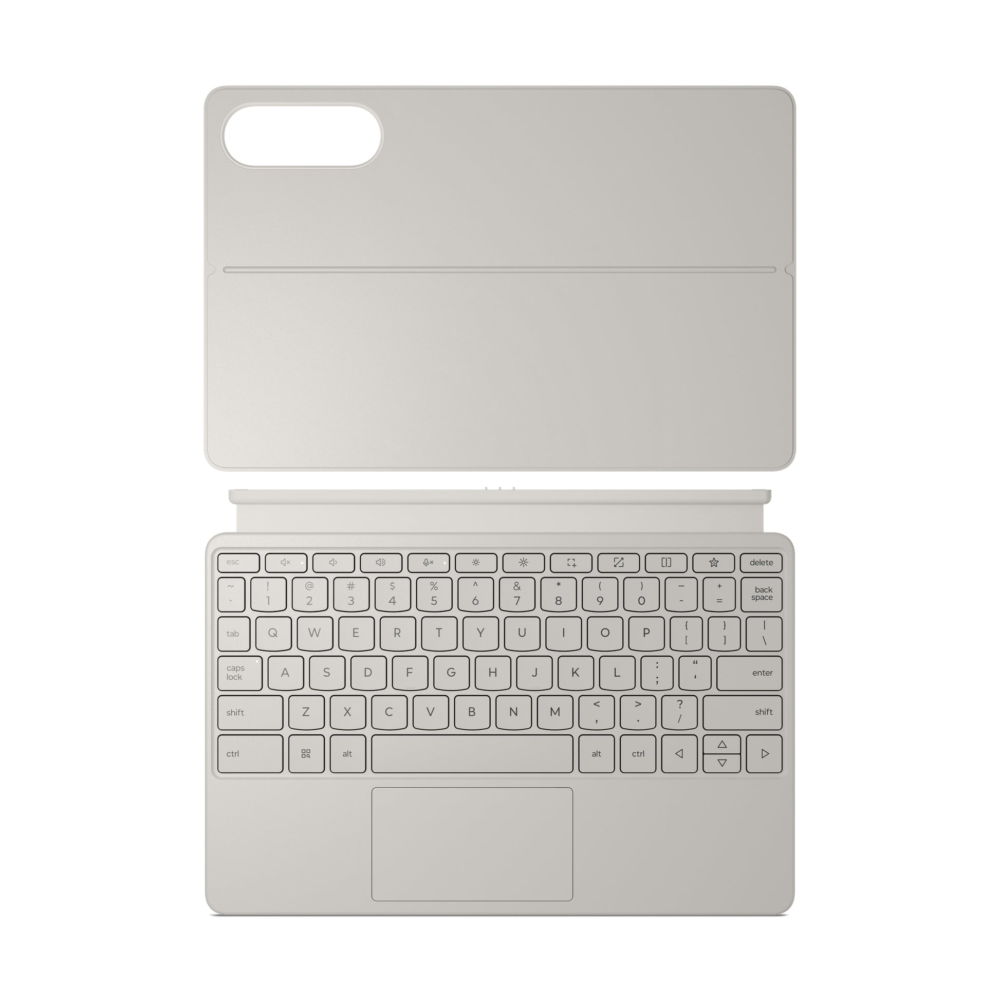 Lenovo Tastatur-Case für Yoga Tab 12,5" – Andocken (Pogo Pin) – Sea Shell