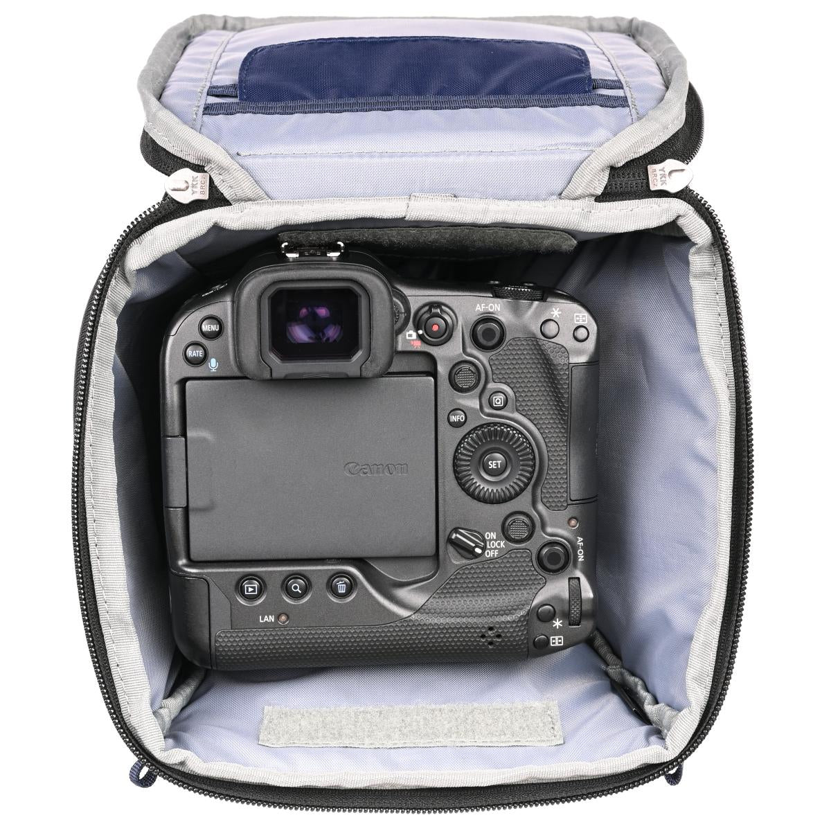 Think Tank Digital Holster 50 V3.0 – Nylon/TPU, Regenhülle – für DSLR (inkl. Batteriegriff) und Systemkameras