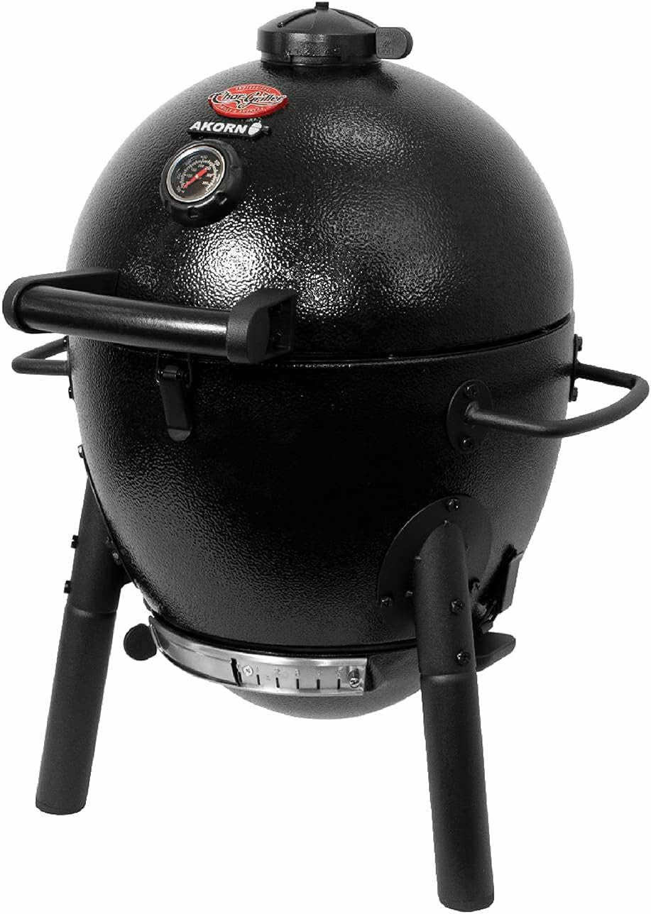 Char-Griller Kamado Akorn Jr. – Ø 52 cm, Grillfläche 1'000 cm², Holzkohle – schwarz