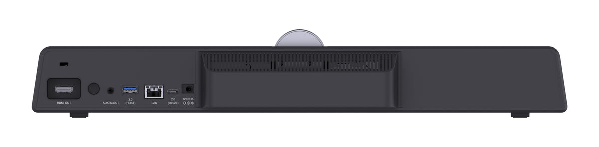 AudioCodes RXV81 Videobar – 4K Ultra HD, 5× digitaler Zoom, 30 fps – Schwarz