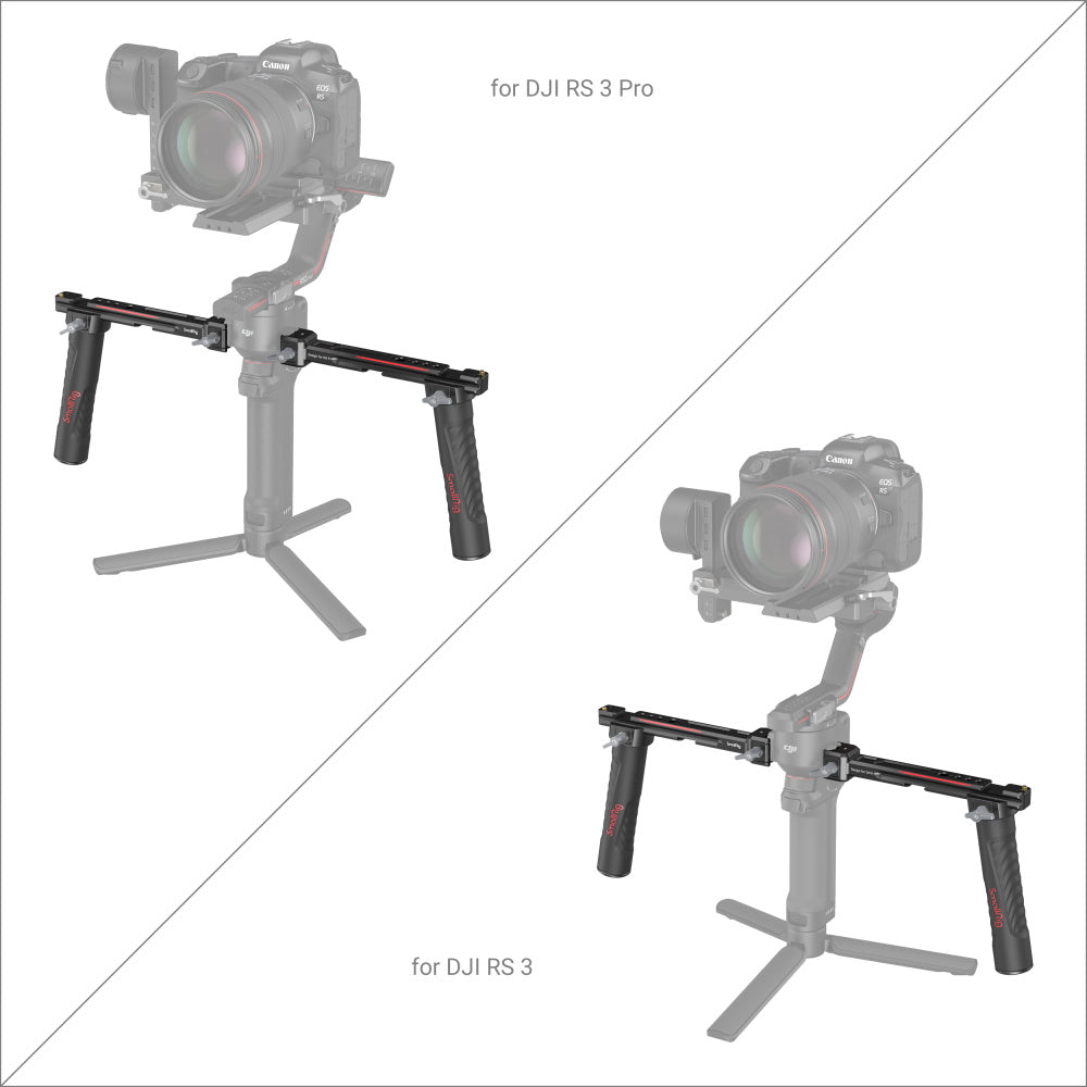 SmallRig 3027 Dual-Handgriff – für DJI RS3, RS3 Pro, RS4 und andere – Schwarz