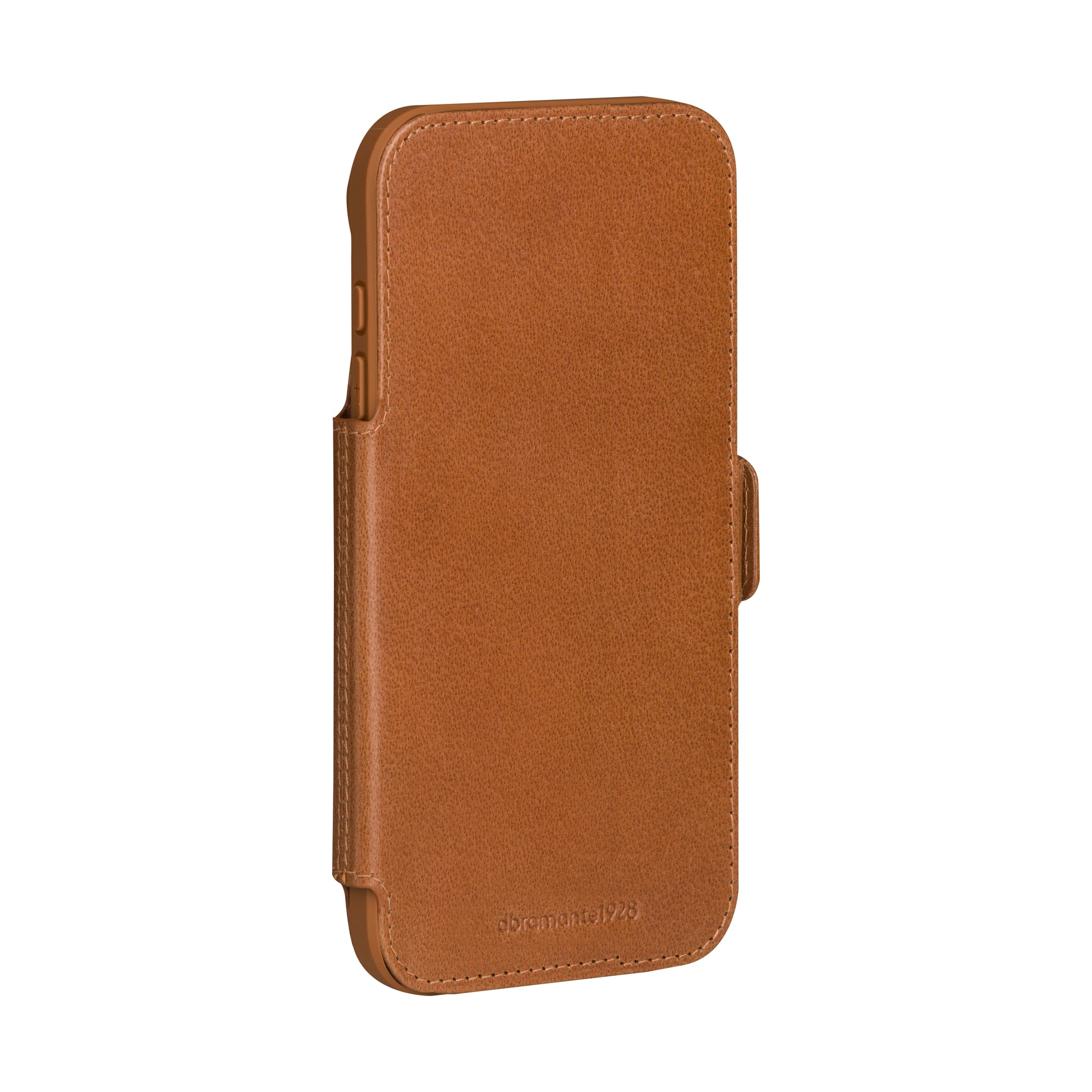 dbramante1928 Wallethülle – für Apple iPhone 17 Air, mit Ständer, 3 Kartenfächer, Recycling-Kunststoff, Beige