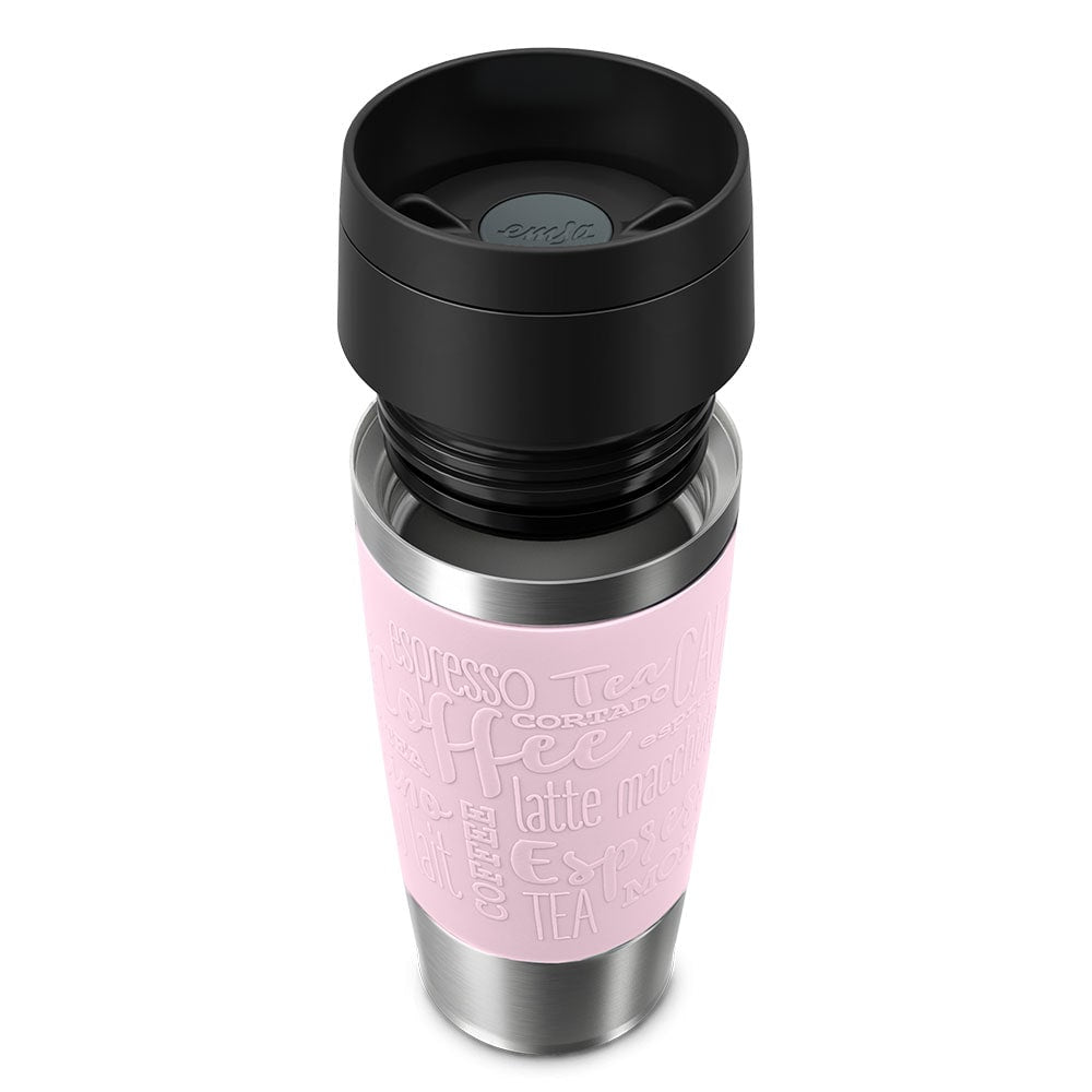 EMSA Travel Mug Classic Thermobecher 360 ml – Doppelwandig, Edelstahl, Rosa