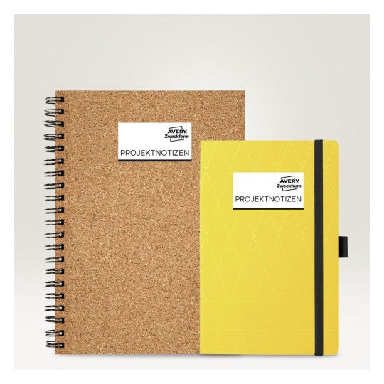 Avery Druckeretiketten, 70 mm × 36 mm, weiss, Papier, permanent, 65 Blatt (1560 Etiketten)