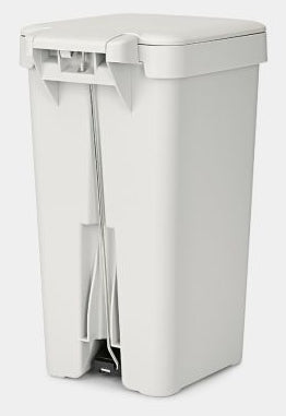 Brabantia Treteimer StepUp – 10 l – Recycling-Kunststoff, rechteckig – hellgrau