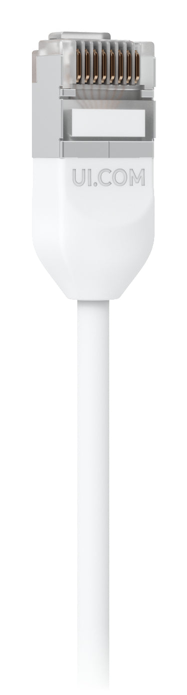 Ubiquiti Patchkabel – Cat6a, geschirmt, 2 m, Weiss, RJ-45