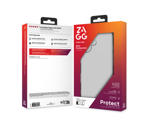 ZAGG Backcover – für Apple iPhone 17 – transparent