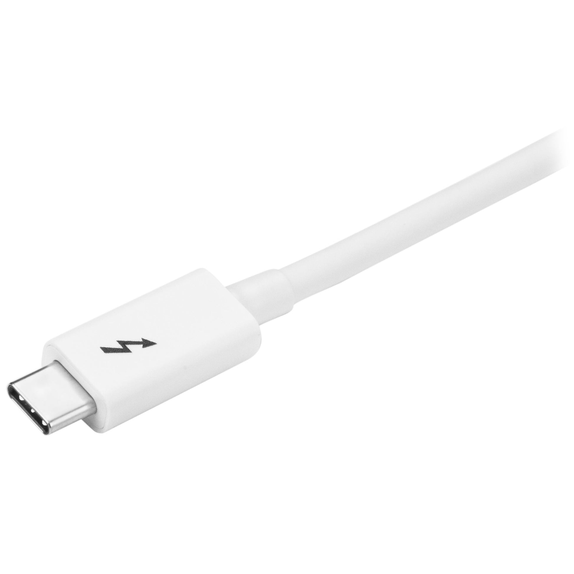 StarTech.com Thunderbolt 3 (USB-C) Kabel – 20 Gbit/s – 1 m – PD 100 W – 4K – PVC-Mantel – Weiss