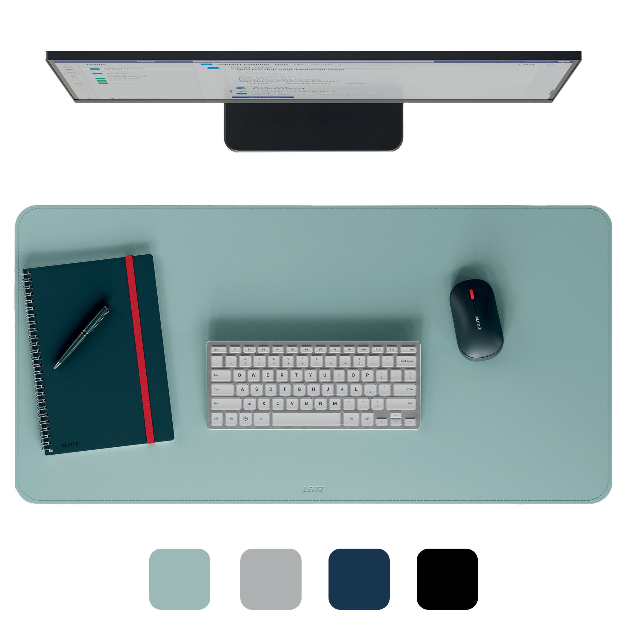 Leitz Schreibunterlage – Eisblau – 800 × 400 mm – Kunststoff