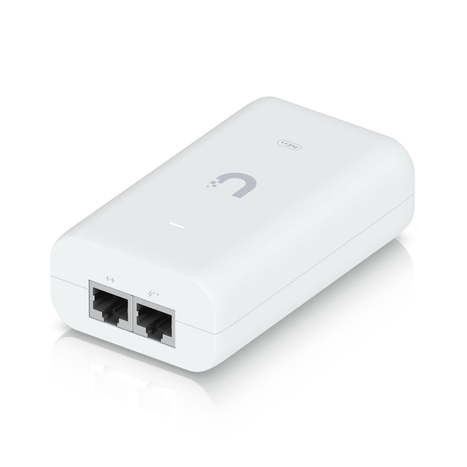 Ubiquiti U-PoE++ PoE-Injektor 60 W – IEEE 802.3at, 48 V – Gigabit Ethernet – für PoE-Geräte – Weiss
