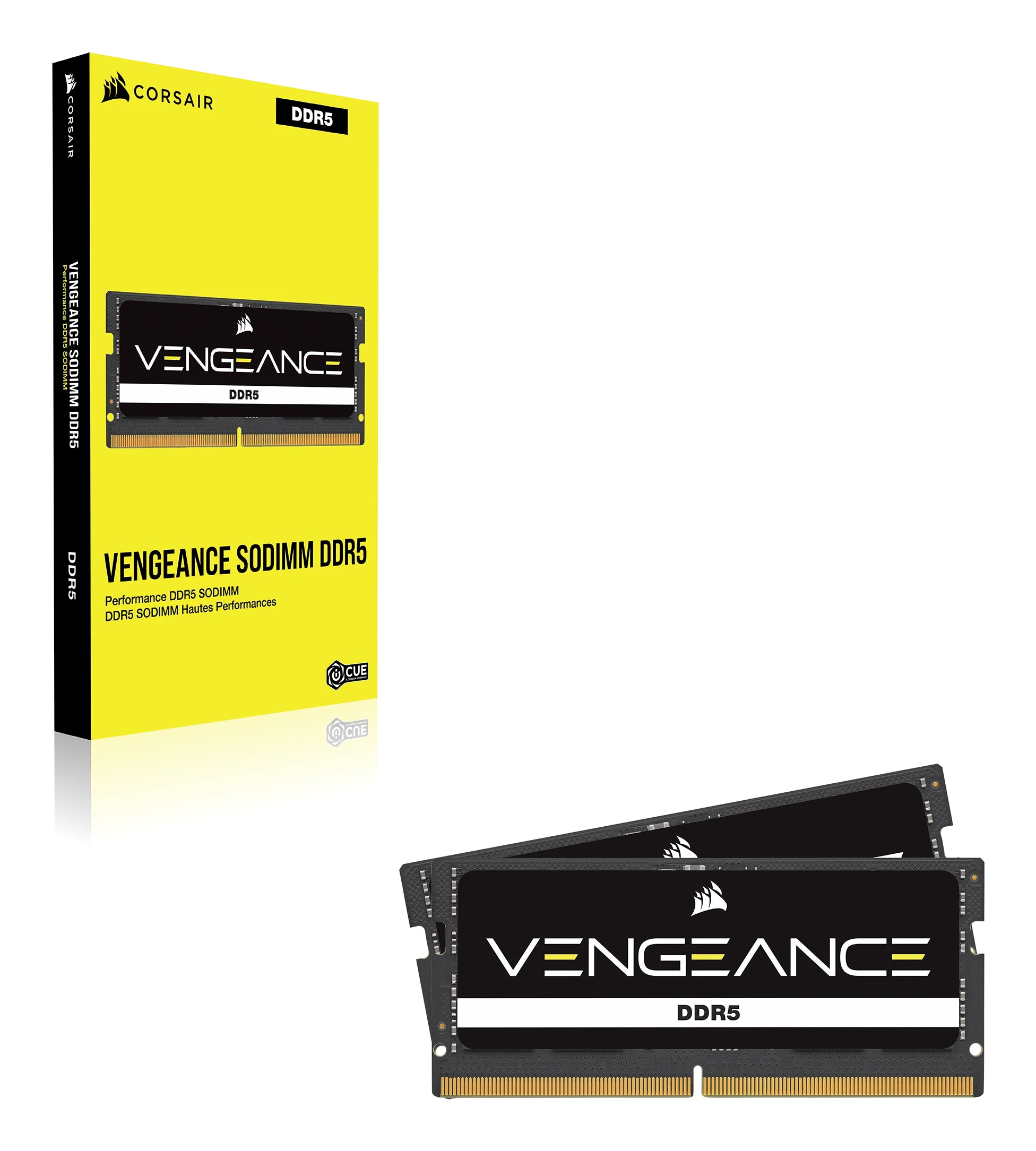 Corsair Vengeance CMSX16GX5M1A5600C48 – 16 GB RAM, DDR5 5600 MHz, SO-DIMM, CL48