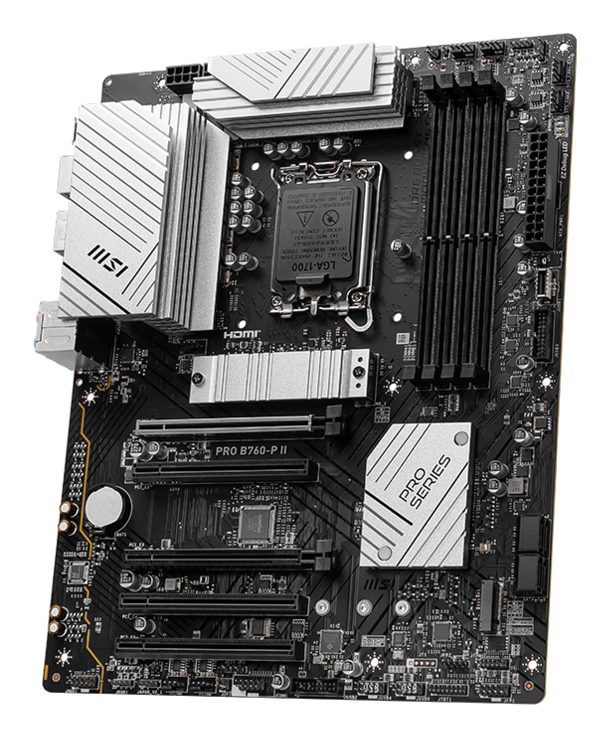 MSI PRO B760-P II – Mainboard – LGA 1700, Intel B760, ATX, DDR5