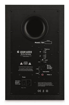 Adam Audio T8V – Aktivlautsprecher – 2-Wege, 90 W, 33–25'000 Hz, Schwarz