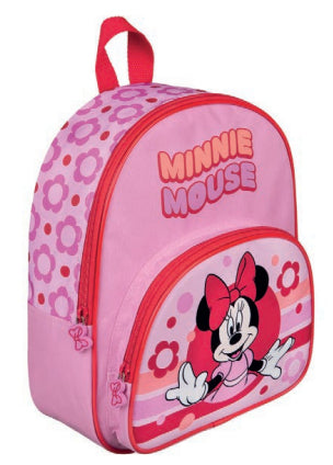 Undercover Schulrucksack – 8 l, mit Lagekontrollriemen – Minnie Mouse, Rosa/Rot