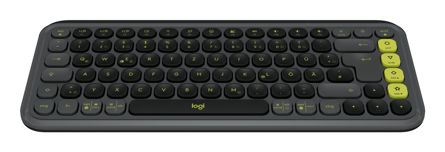 Logitech POP ICON KEYS – Tastatur, DE-Layout (DE), Grau