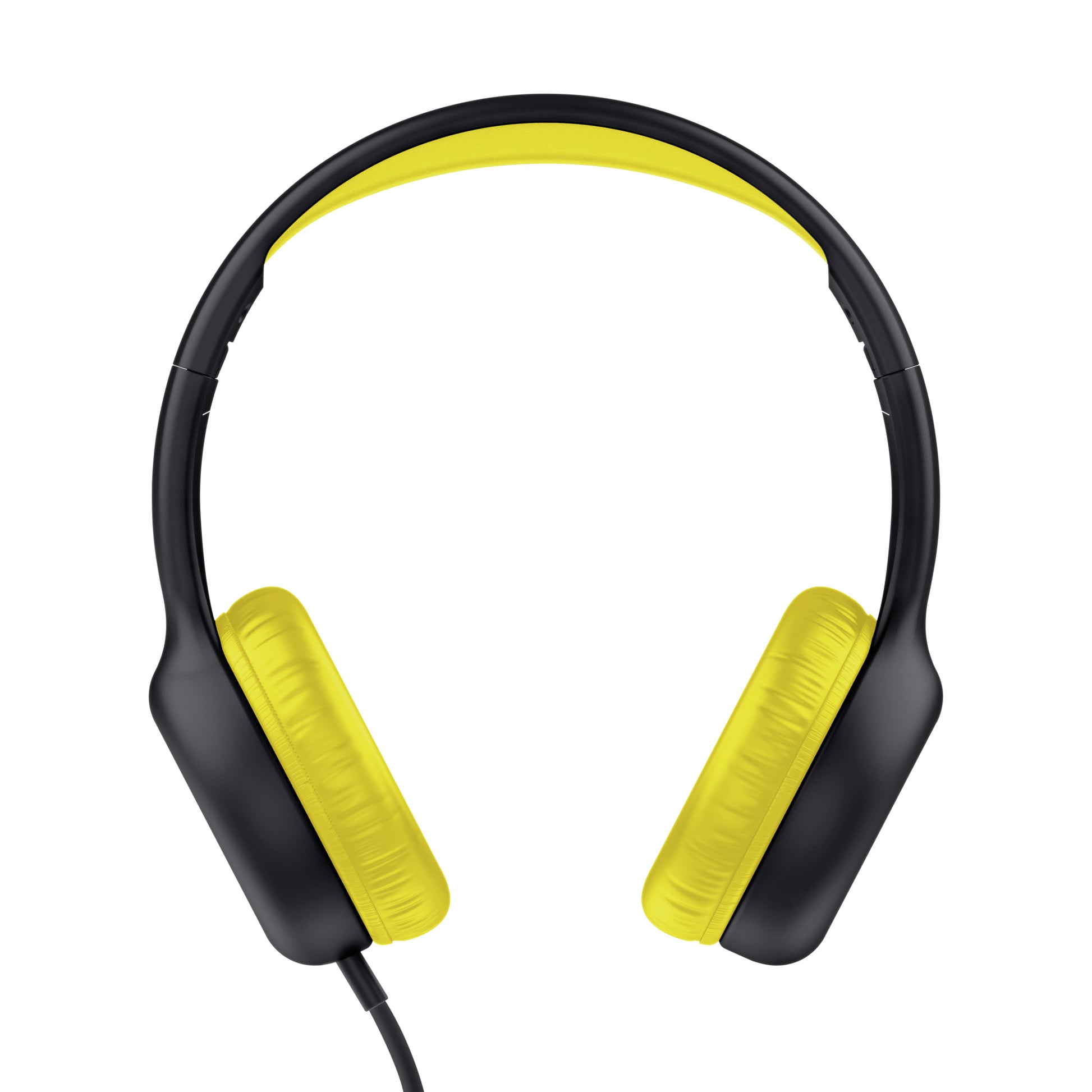 Trust Nouna Kinderkopfhörer – On-Ear, Stereo, Kabel, 3,5 mm Klinke, Schwarz/Gelb