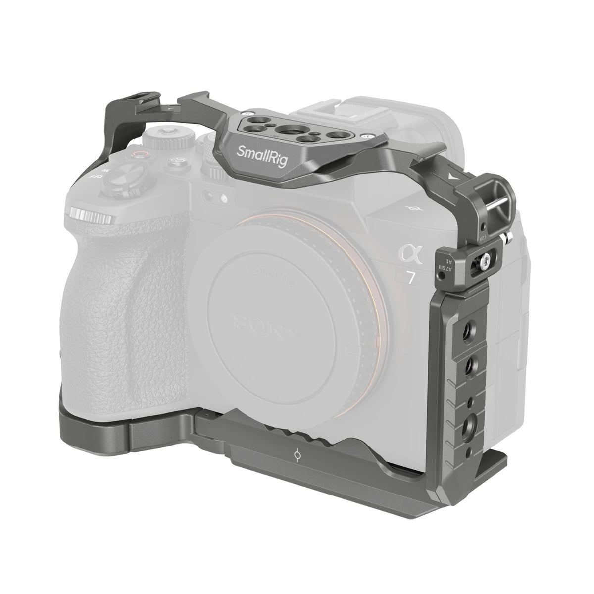 SmallRig HawkLock 4481 Käfig – Aluminium, 147,4 × 62,5 × 108,5 mm – für Sony Alpha 7R V, 7 IV, 7S III u. a.