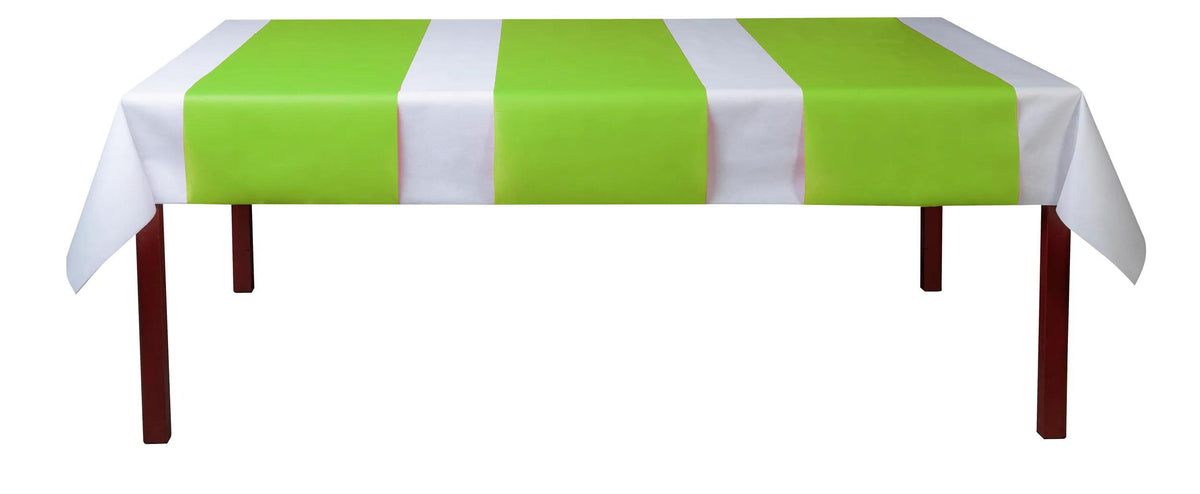 PRONAPPE PRO nappe Tischläufer auf Rolle – 40 cm×4,8 m, Polypropylen (PP), Grüngelb