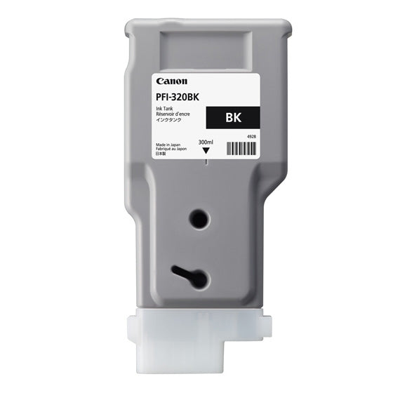 Canon Tintenpatrone PFI-320BK, schwarz, 300 ml, original – für iPF TM-200/305