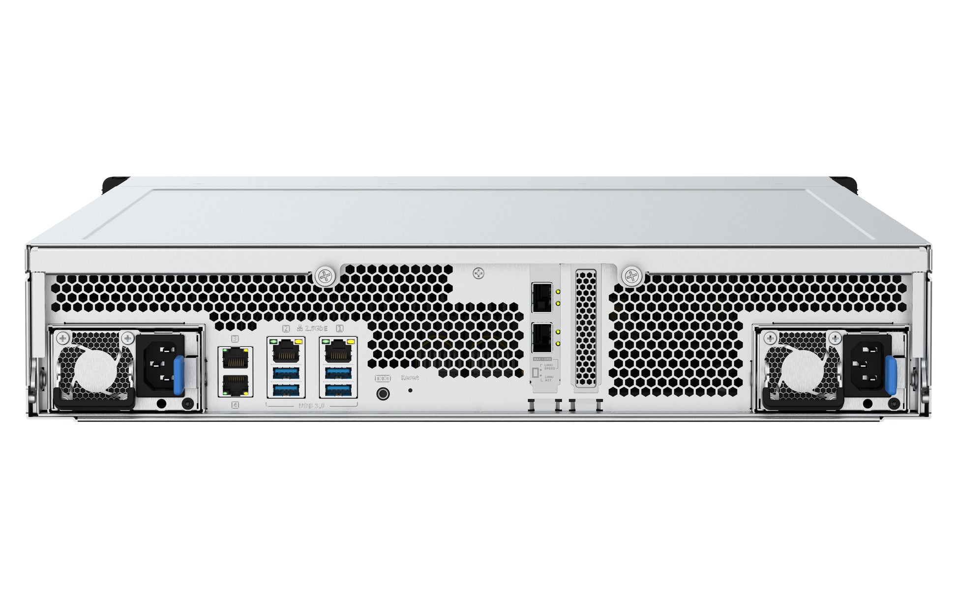 QNAP TDS-h2489FU-4314-256G Speichergerät – U.2 NVMe, PCIe Gen4, 24 Einschübe, 256 GB RDIMM ECC DDR4