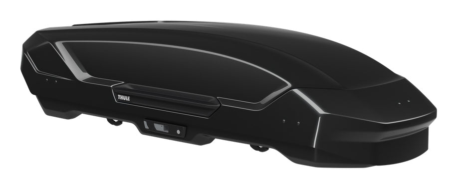 Thule Motion 3 Sport – Hartschalen-Dachbox, 300 l, 65 × 42 × 188 cm, Schwarz glänzend
