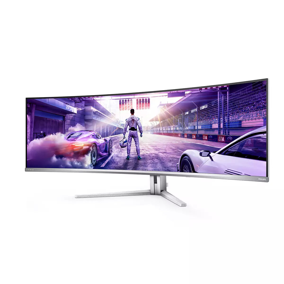 Philips Evnia 49M2C8900/00 – 48,9" Curved, 5120 × 1440 (DQHD), OLED, 240 Hz, USB-C 90 W, KVM, DisplayHDR 400