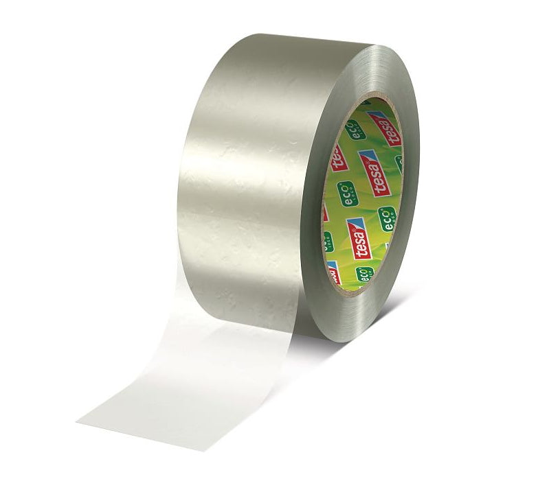 TESA eco & ultra strong – Verpackungsklebeband, rPET, transparent – 50 mm × 66 m – 1 Rolle