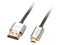 Lindy HDMI-Kabel, Micro HDMI, Schwarz, CROMO