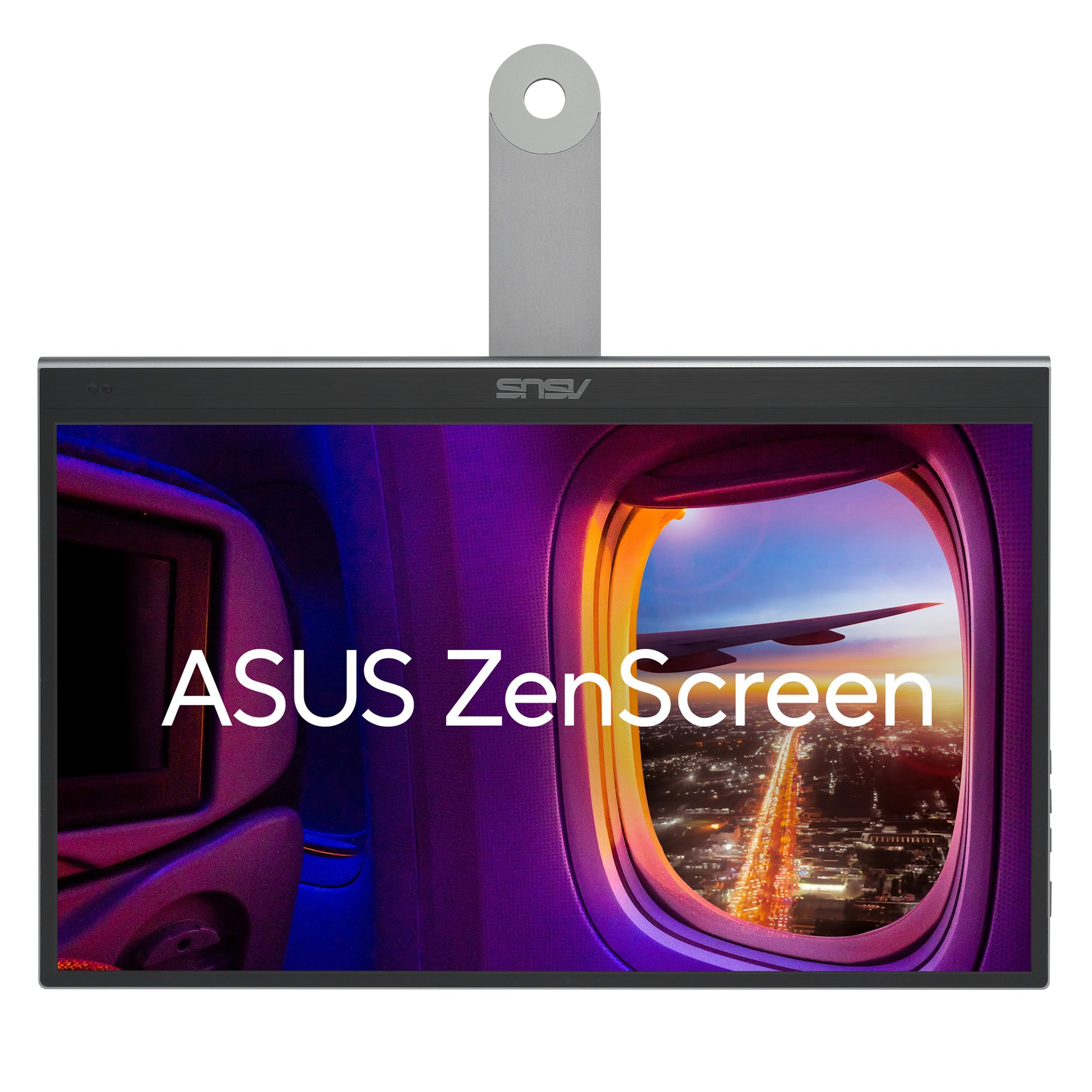 ASUS Zenscreen MQ16AHE – Portabler Monitor, 15,6", 1920 × 1080 (Full HD), OLED, Silber