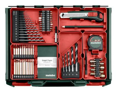 Metabo Bohrschrauber BS 18 L BL – 18 V (CAS) – Schnellspannbohrfutter – 2×2,0 Ah & Ladegerät
