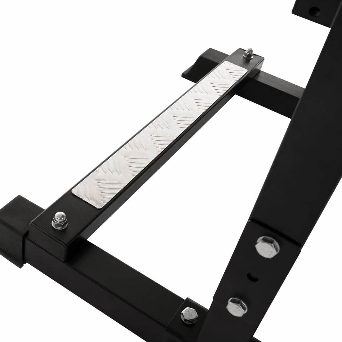 HAMMER Force 4.0 – Hantelbank, 180 kg, 133 × 70 × 114 cm – Schwarz/Rot, Stahl