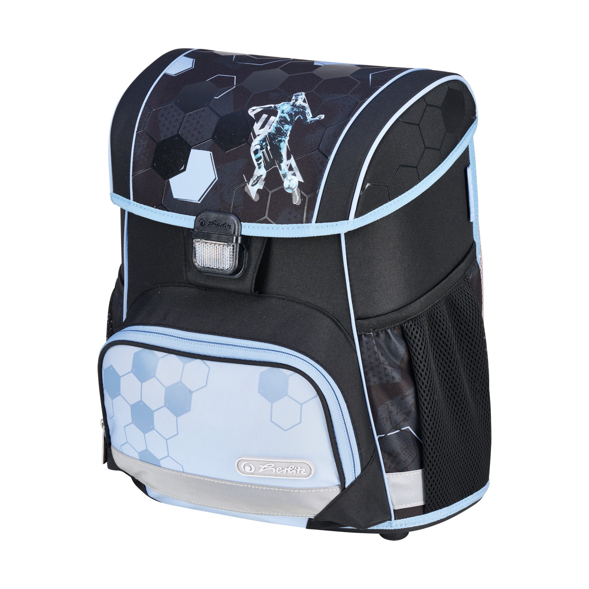 Herlitz Loop Plus – Schulrucksack-Set, Cyber Soccer, 17 l, 31×37×22 cm