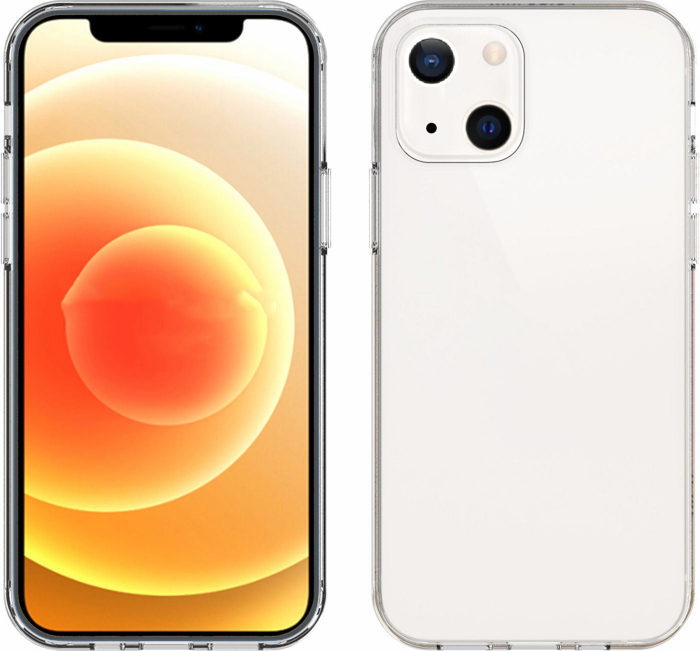 eSTUFF INFINITE (GRS) Vienna Backcover – für Apple iPhone 13, TPU, Transparent