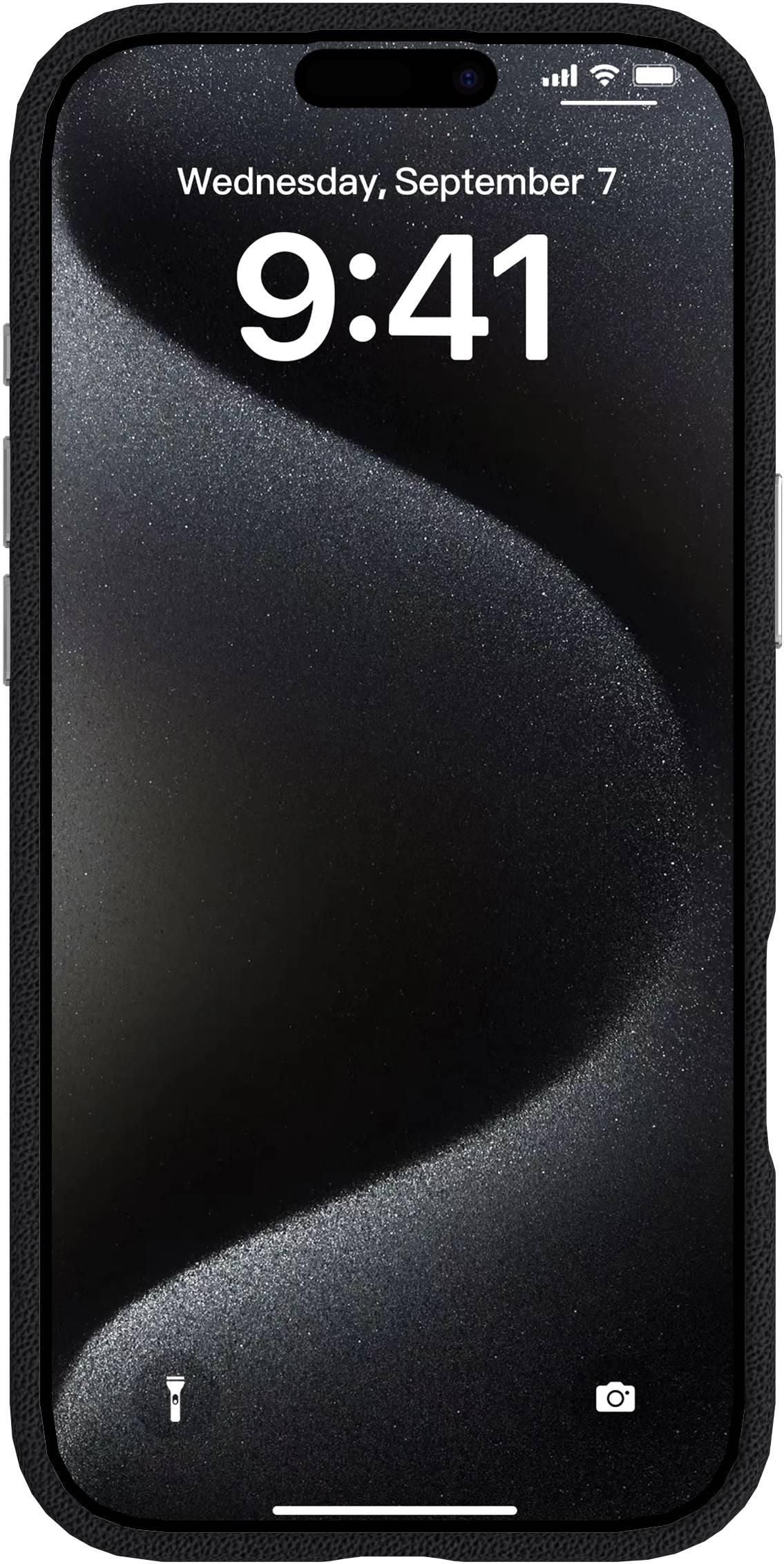 eSTUFF INFINITE VENICE Backcover – für Apple iPhone 17 Air – MagSafe, PU+TPU, Schwarz, bis 1,2 m sturzsicher