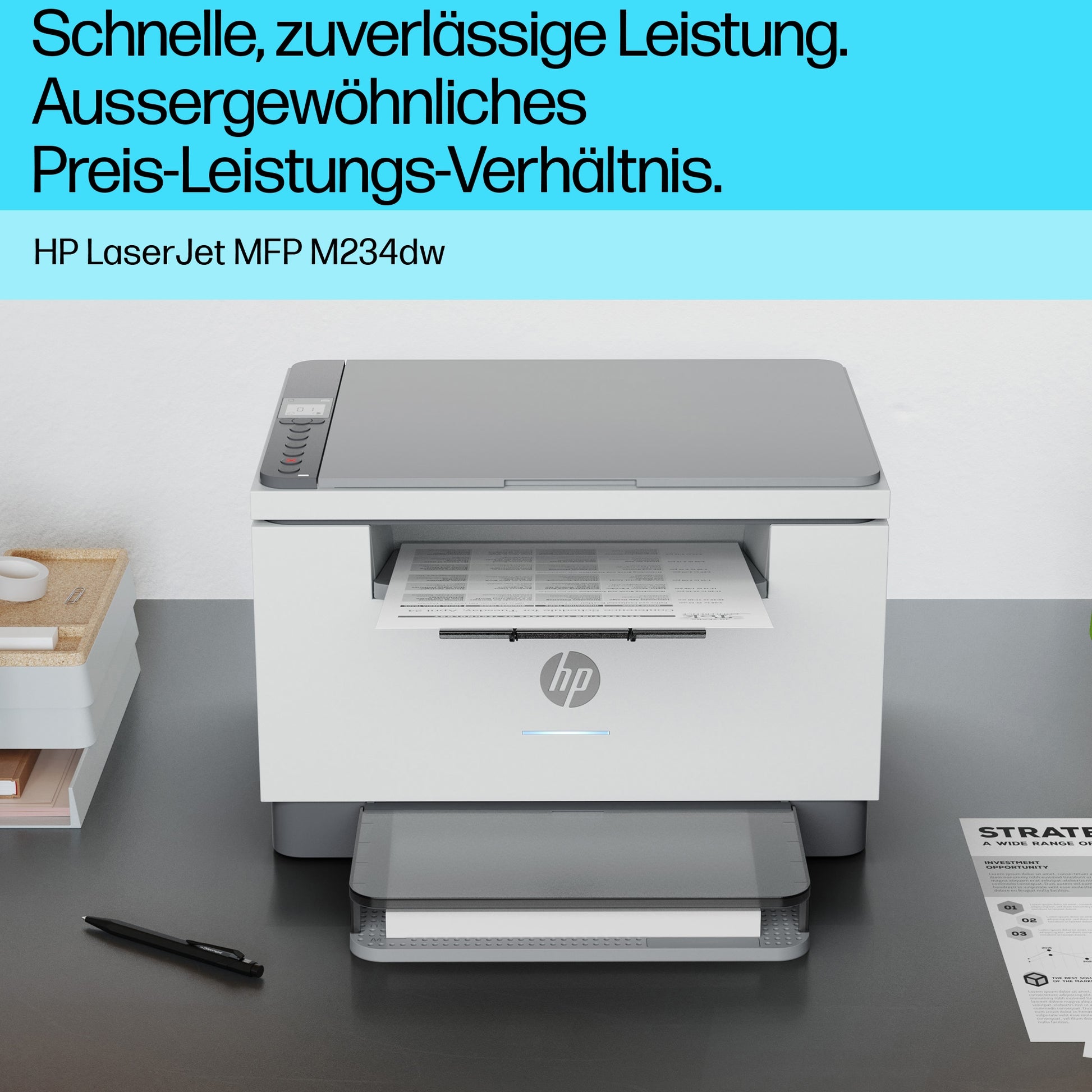 HP LaserJet M234dw – S/W Laser-MFP, 3-in-1