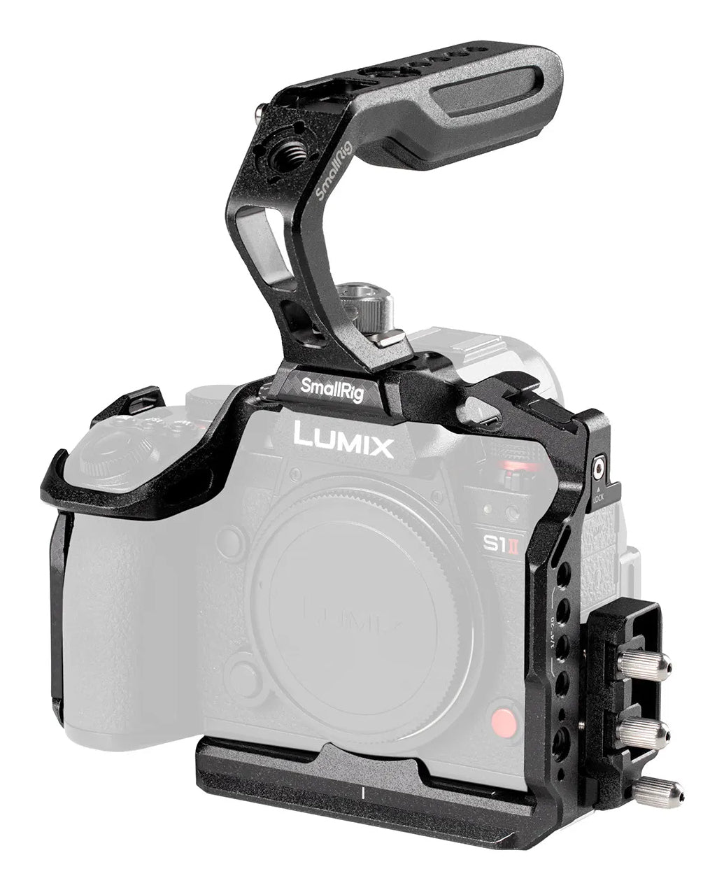 SmallRig 5503 Kamera-Cage – für Panasonic LUMIX S1R II, LUMIX S1 II, LUMIX S1 IIE – Schwarz