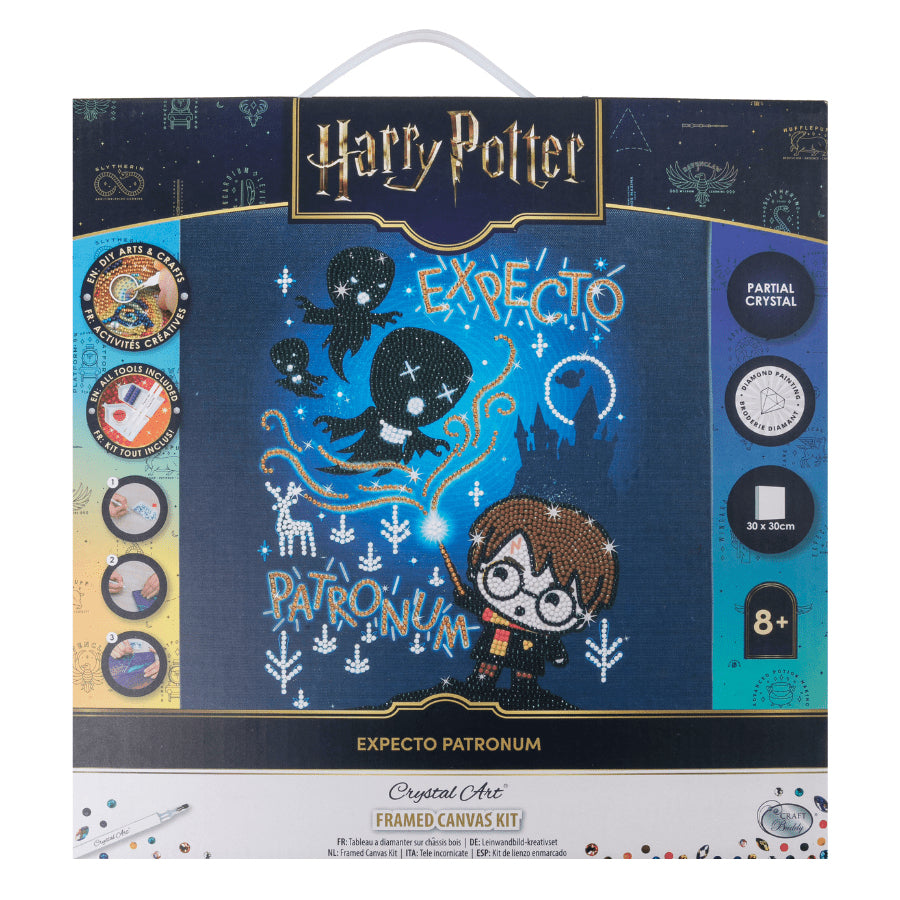 CRAFT Buddy Expecto Petronum – Diamond Painting Set – 30 × 30 cm – ab 8 Jahren