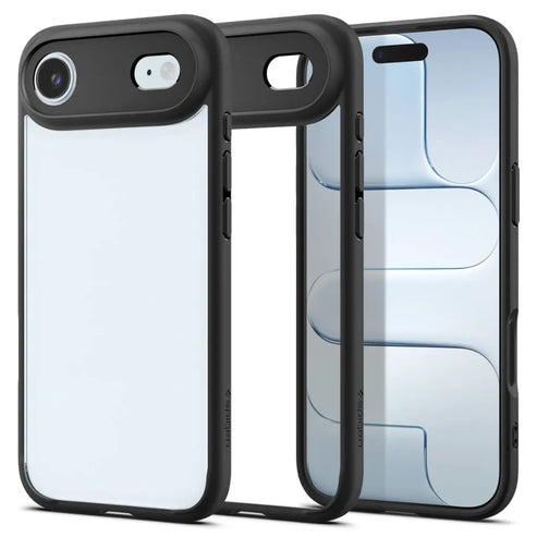Spigen Liquid Air Backcover – für Samsung Galaxy S26, TPU+Silikon, Matt Schwarz, bis 2 m Sturzsicher